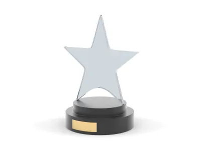 Glass Trophy 3D model buy