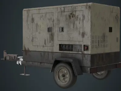 Generator 1B Low-poly 3D model