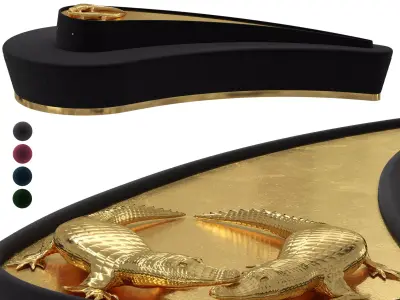 Koket Sofa reptilia 3D model