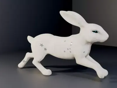 Chinese Zodiac - Hare Figure 3D model