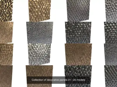 Collection of decorative panels 01