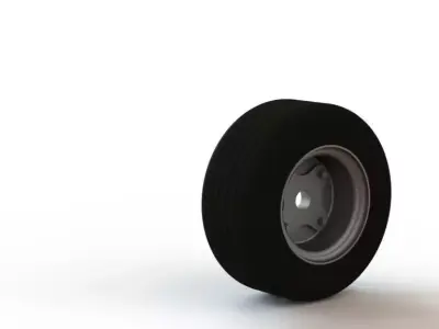 wheel for containers 3D print model