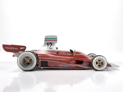 Ferrari F1 312T 1975 3D model