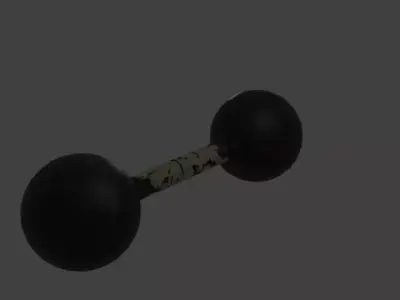 dumbbell 3D model