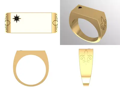 Ring bi154 3D print model