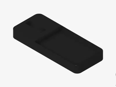 Shower - Soap Dish - Luxury - Garment Low-poly 3D model