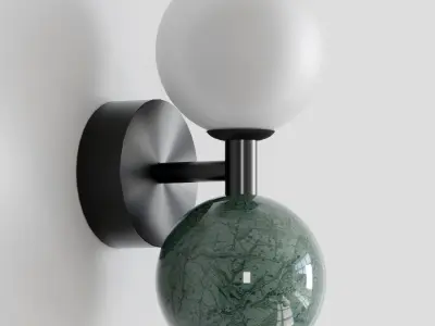 dalt aromas wall light Low-poly 3D model