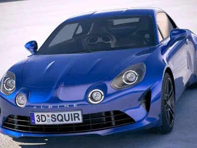 Alpine A110 2018 3D model