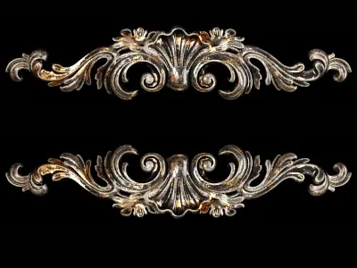 Classic carved 009 3D model purchase