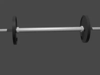 Olympic weights Low-poly 3D model