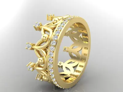 Ring M65 The luxury for women and men ring wedding 3D print model