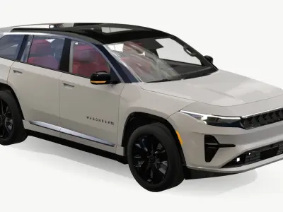 Jeep Wagoneer S Low-poly 3D model