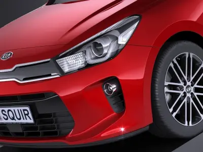 Kia Rio 2017 3D model