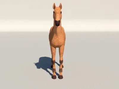 horse 3D model 31