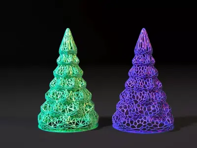 Christmas tree 3D print model get