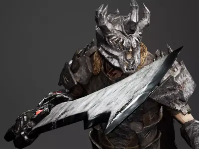 Undead 3 Low-poly 3D model