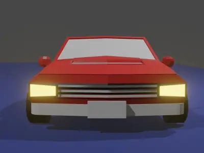 low poly car Free low-poly 3D model by alpha55 from CGTrader