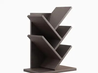 Tier Tree Small Bookshelf Low-poly 3D model
