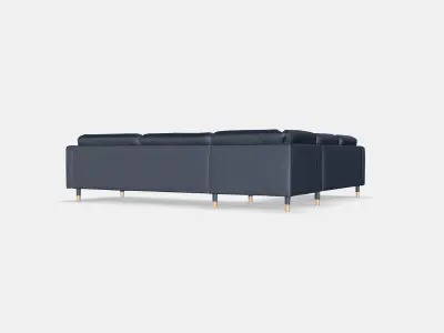LANDSKRONA corner sofa 5-seater Low-poly 3D model