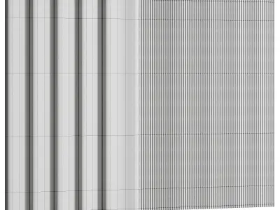 Wall panel 3D model 6