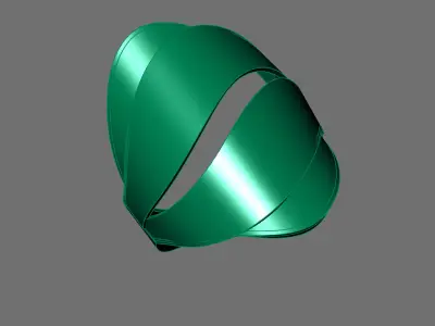 Plain Ring Women Ready STL 3DM Models Womens Rings 3D models 3D print model 40