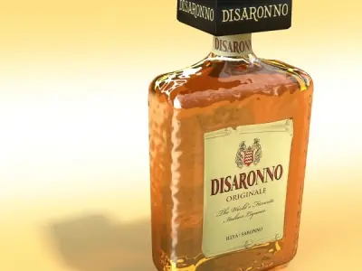 Disaronno Bottle 3D model