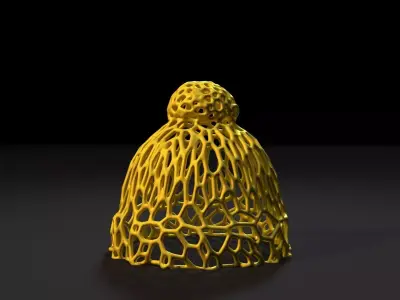 Cap Voronoi 3D print model