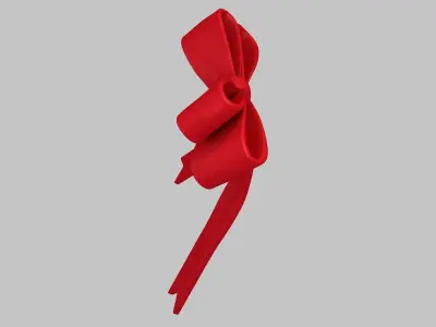Xmas ribbon 3D model