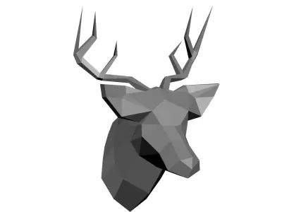 Animal models low-poly 3D print model