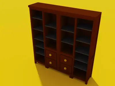 Bookshelf bookcase Free 3D model purchase