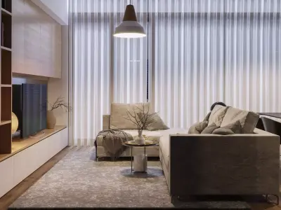 Apartment Interior Scene 03 3D Model 3D model