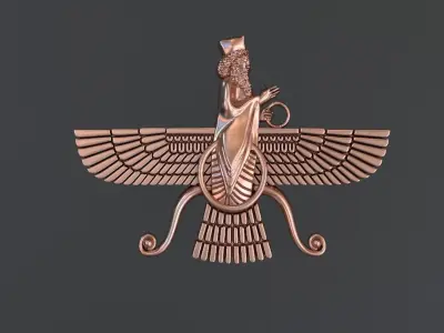 faravahar Carthage Babylon 3D print model