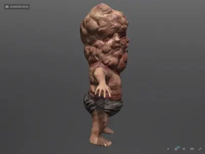 BABY MOSNTER Low-poly 3D model