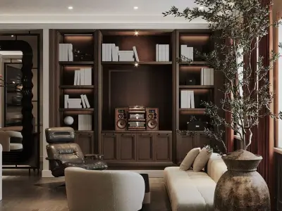 Luxury Office Interior Design Full 3D Scene 3D model