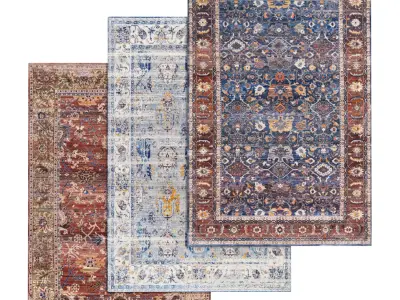 Rug Set 1580 3D model