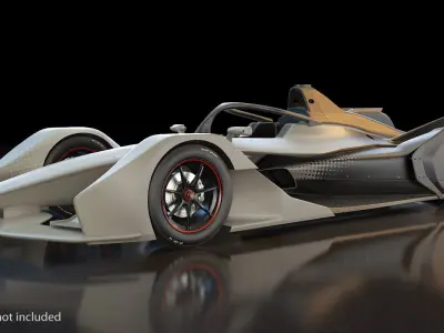 Formula E Car Generic 3D model
