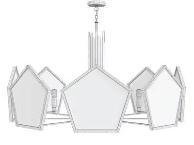 ANKE LUXURY BRASS CHANDELIER 3D model