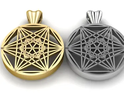 Women Fashion Pendant 3d Printable Model 3D print model