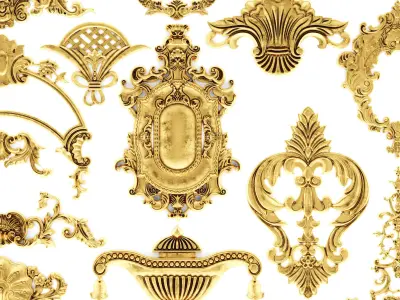 Cartouches SET 31 3D model