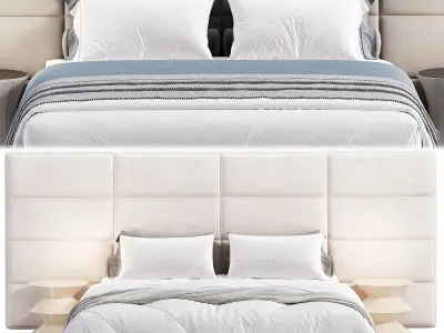 Bourbon bed by Ana Roque 3D model