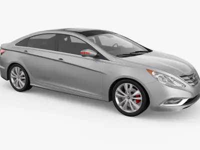 Hyundai Sonata 2013  3D model