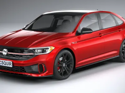 Volkswagen Jetta GLI 2022 3D model