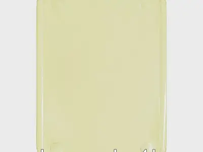 Colorful Plastic Kids Activity Table Low-poly 3D model