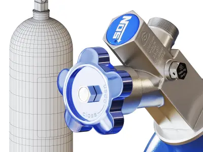 NOS - Nitrous oxide system 3D model