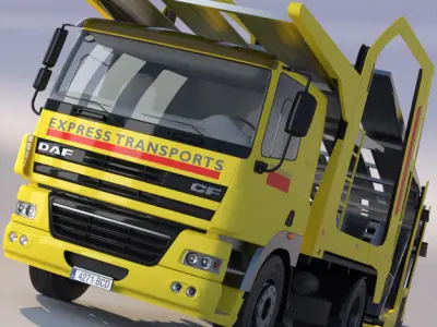 DAF CF Car Transporter 3D model