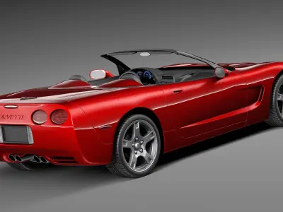 Chevrolet Corvette C5 Convertible 3D Model 3D model