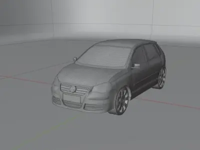 Volkswagen Polo IV high poly  3D model