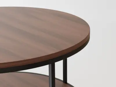 Coffee Table - Round Coffee Table 3D model