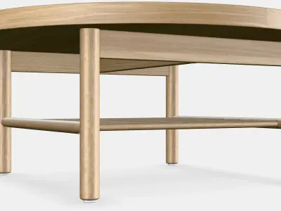 LISTERBY Coffee table Low-poly 3D model