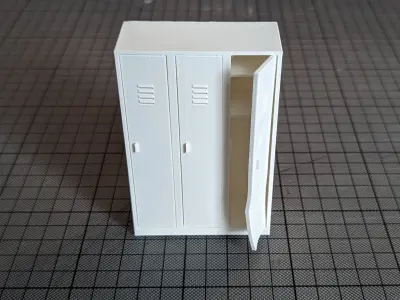 Vandalised Locker 3D print model